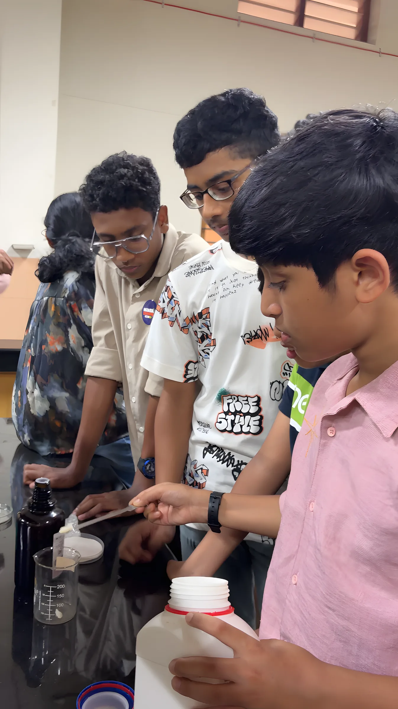 MakerChamps students on the NIT Calicut campus