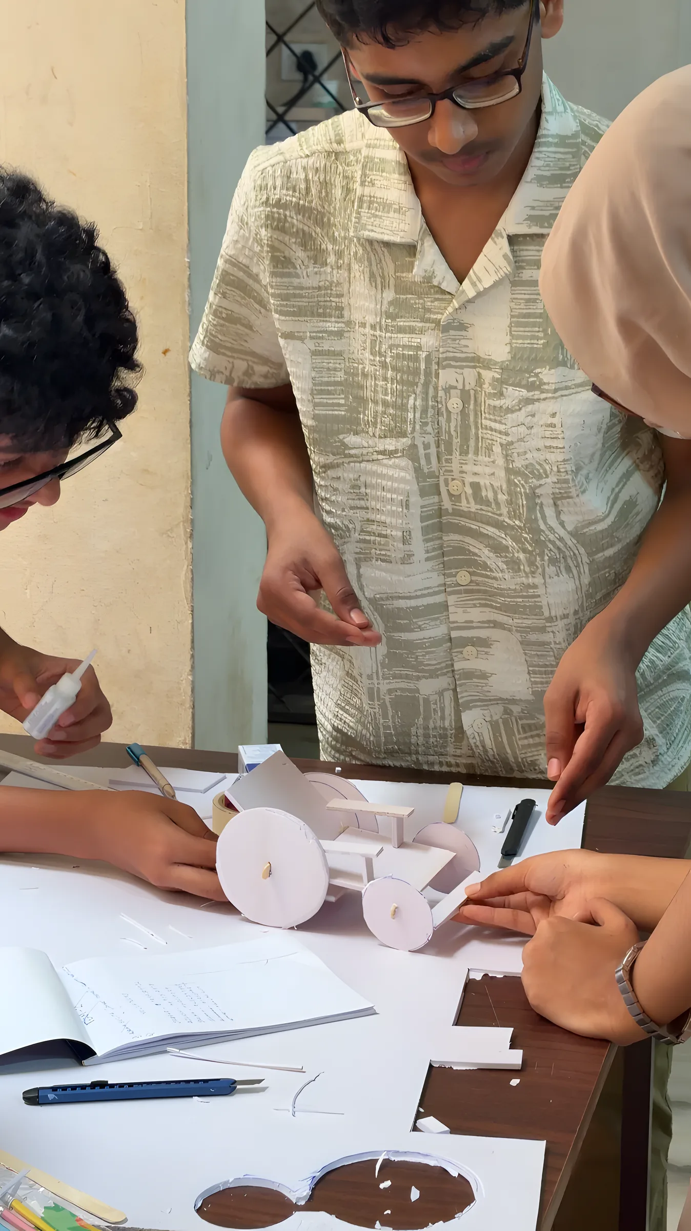 MakerChamps students on the NIT Calicut campus